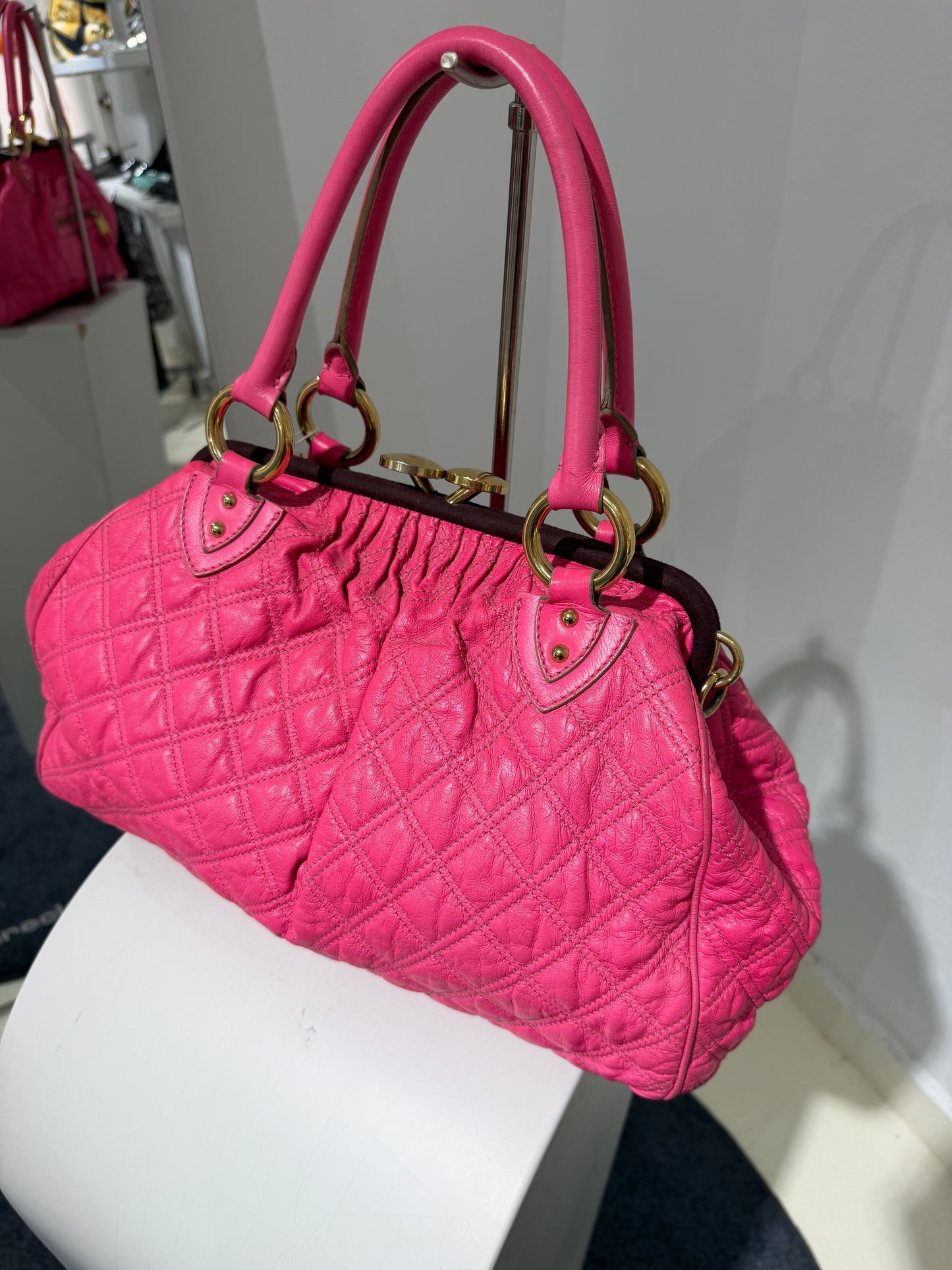 Rare Vintage 00s Marc Jacobs Stam Bag In Pink (As Seen On Mischa Barton)
