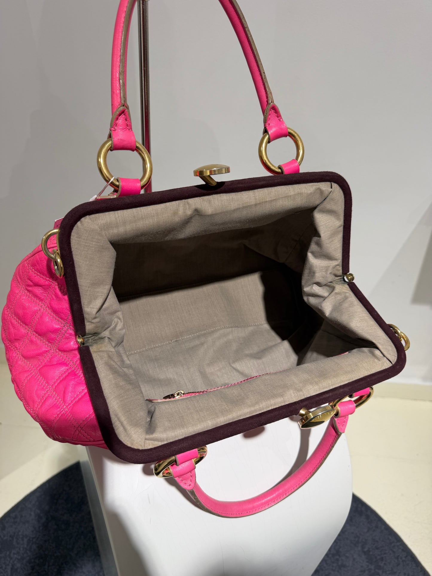 Rare Vintage 00s Marc Jacobs Stam Bag In Pink (As Seen On Mischa Barton)