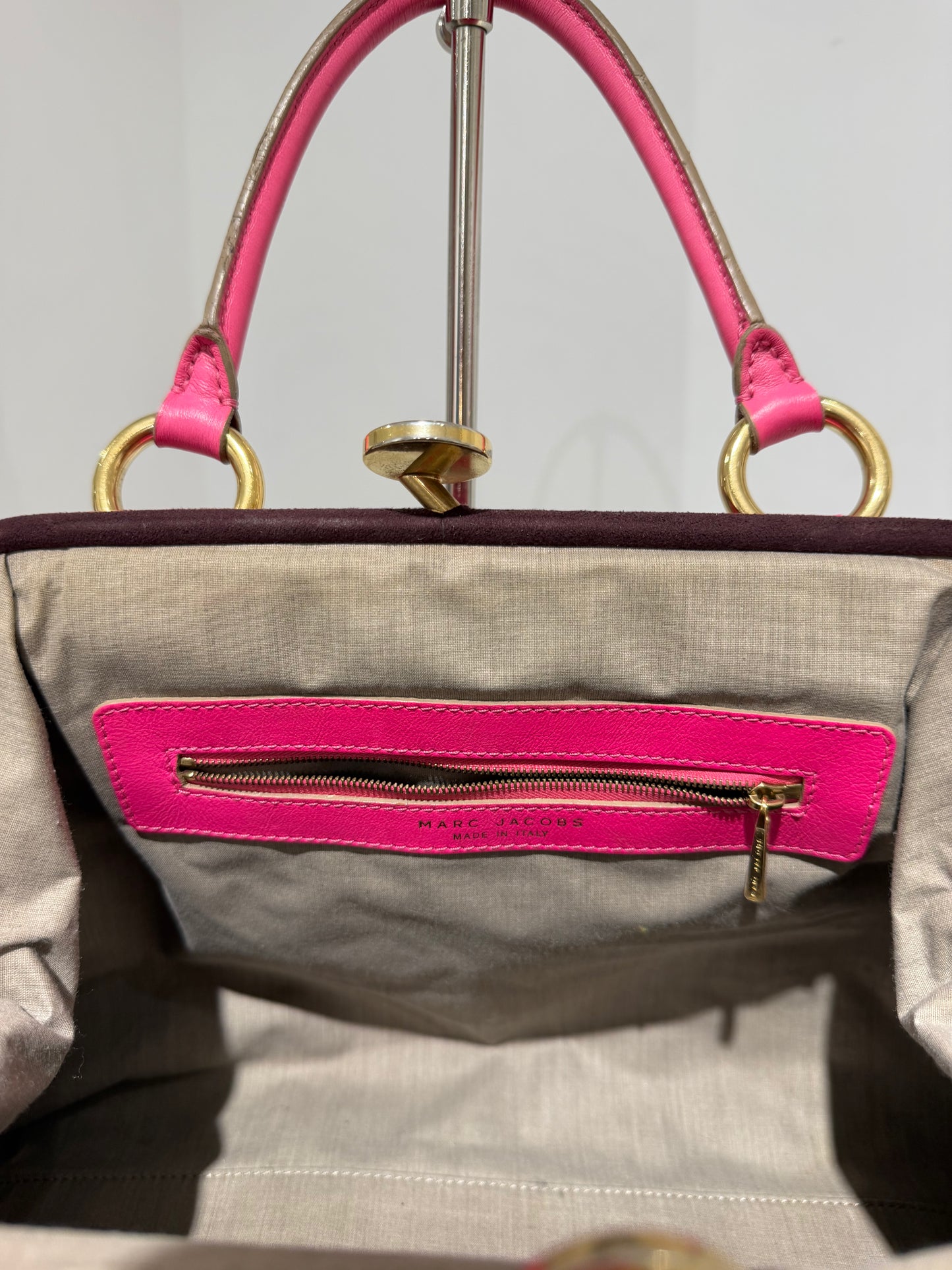 Rare Vintage 00s Marc Jacobs Stam Bag In Pink (As Seen On Mischa Barton)