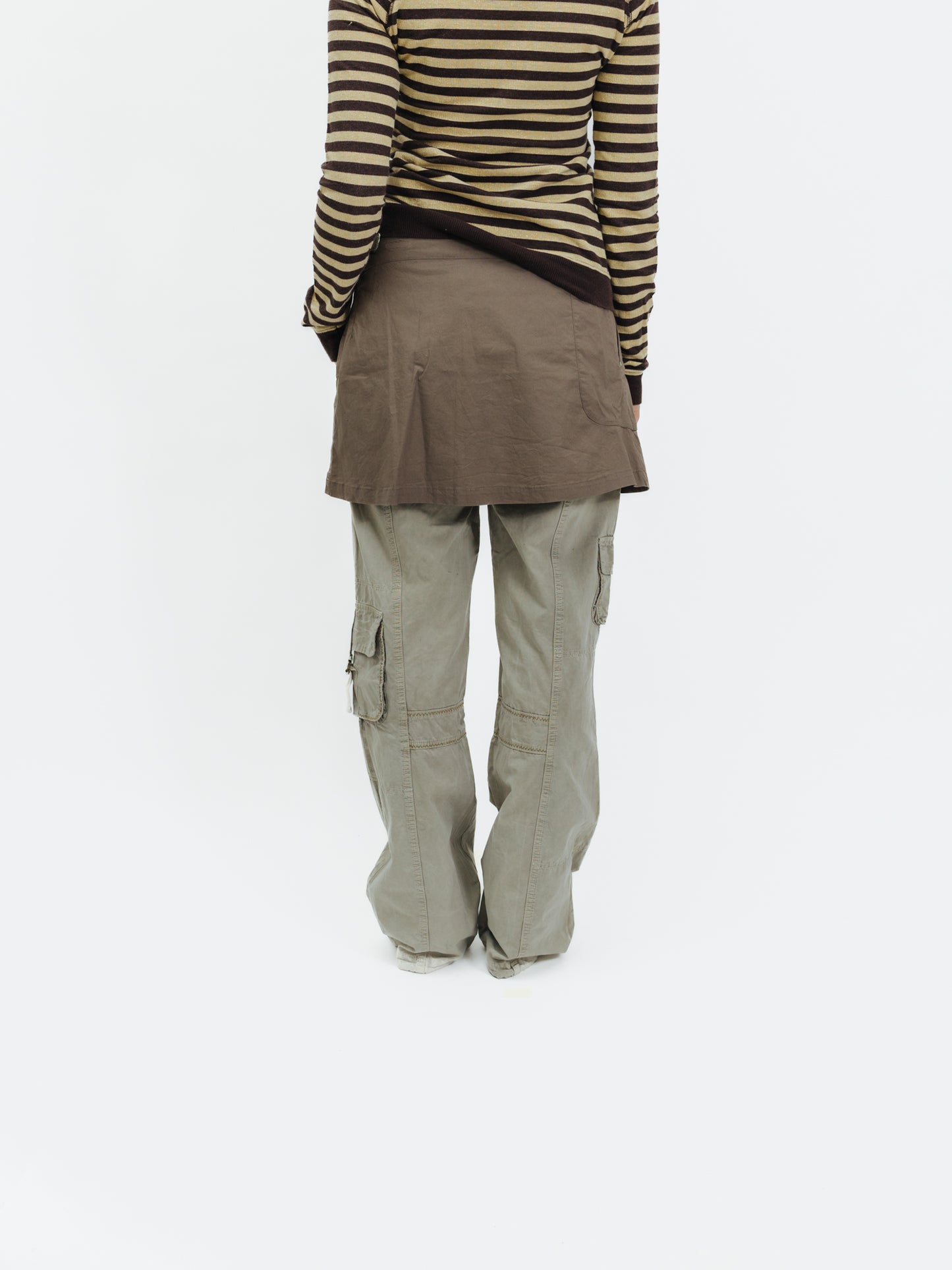 Vintage 00s Nylon Mini Skirt For Troussers