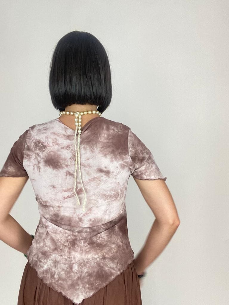 Vintage Y2K Gaultier Style Mesh Top