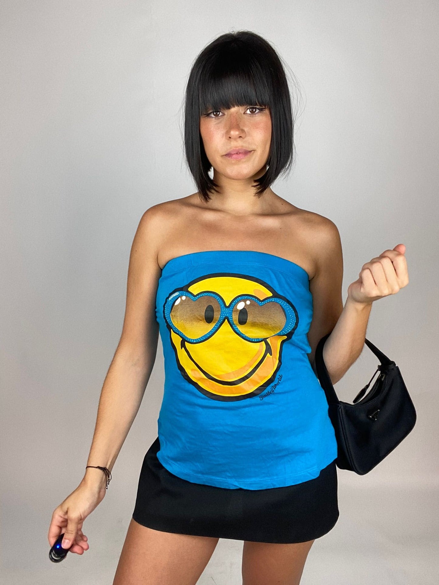 Top Vintage Y2K Smiley Palabra De Honor