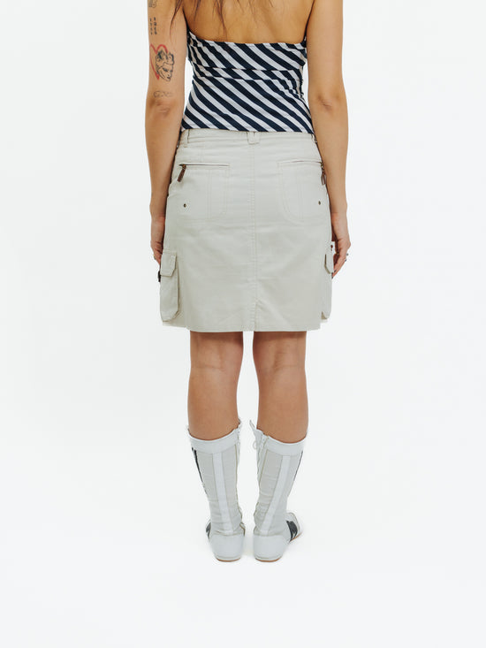 Vintage 00s Cargo Skirt With Pockets