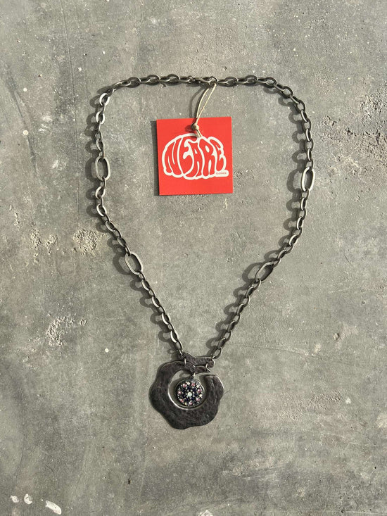 Vintage 00s Subversive Chained Chunky Necklace