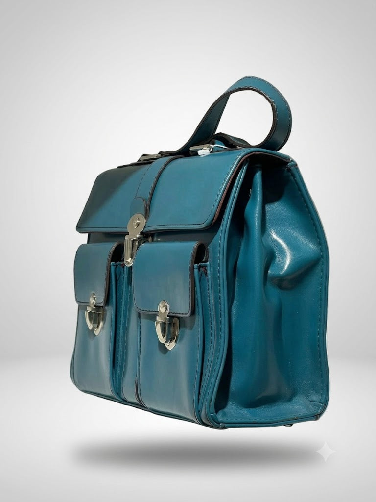 Vintage 90s Retro Hand Bag With Pockets