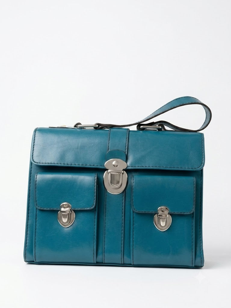 Vintage 90s Retro Hand Bag With Pockets