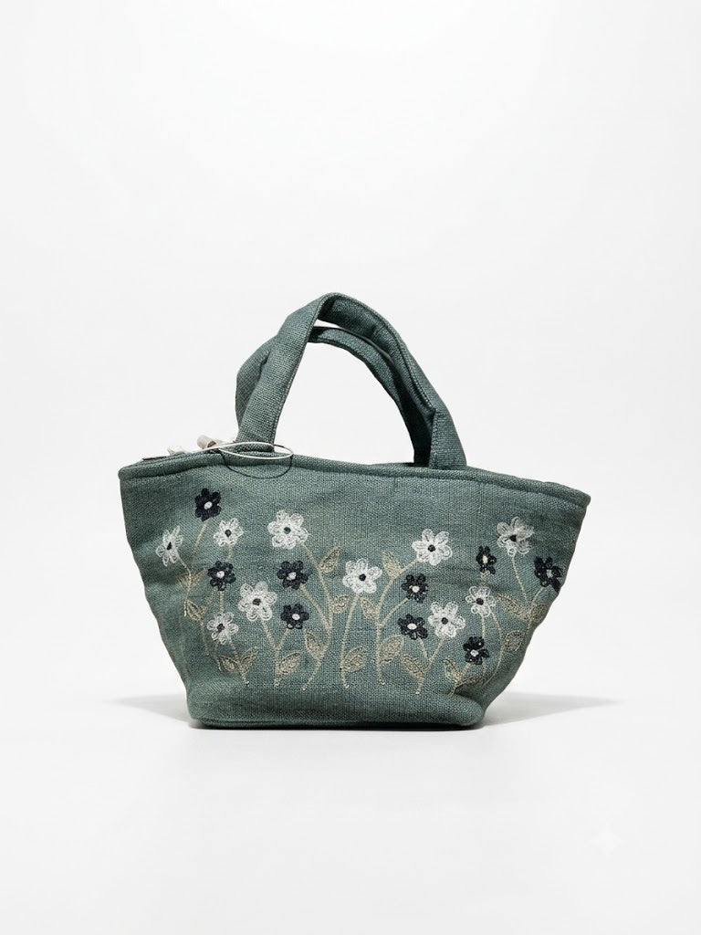 Vintage 90s Floral Hand Bag