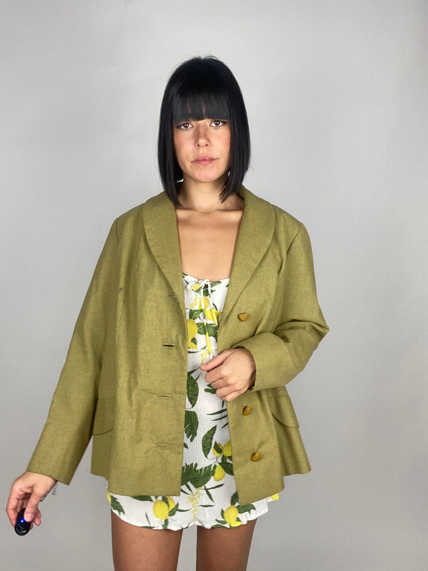 Vintage 90s Oversized Oriental Blazer