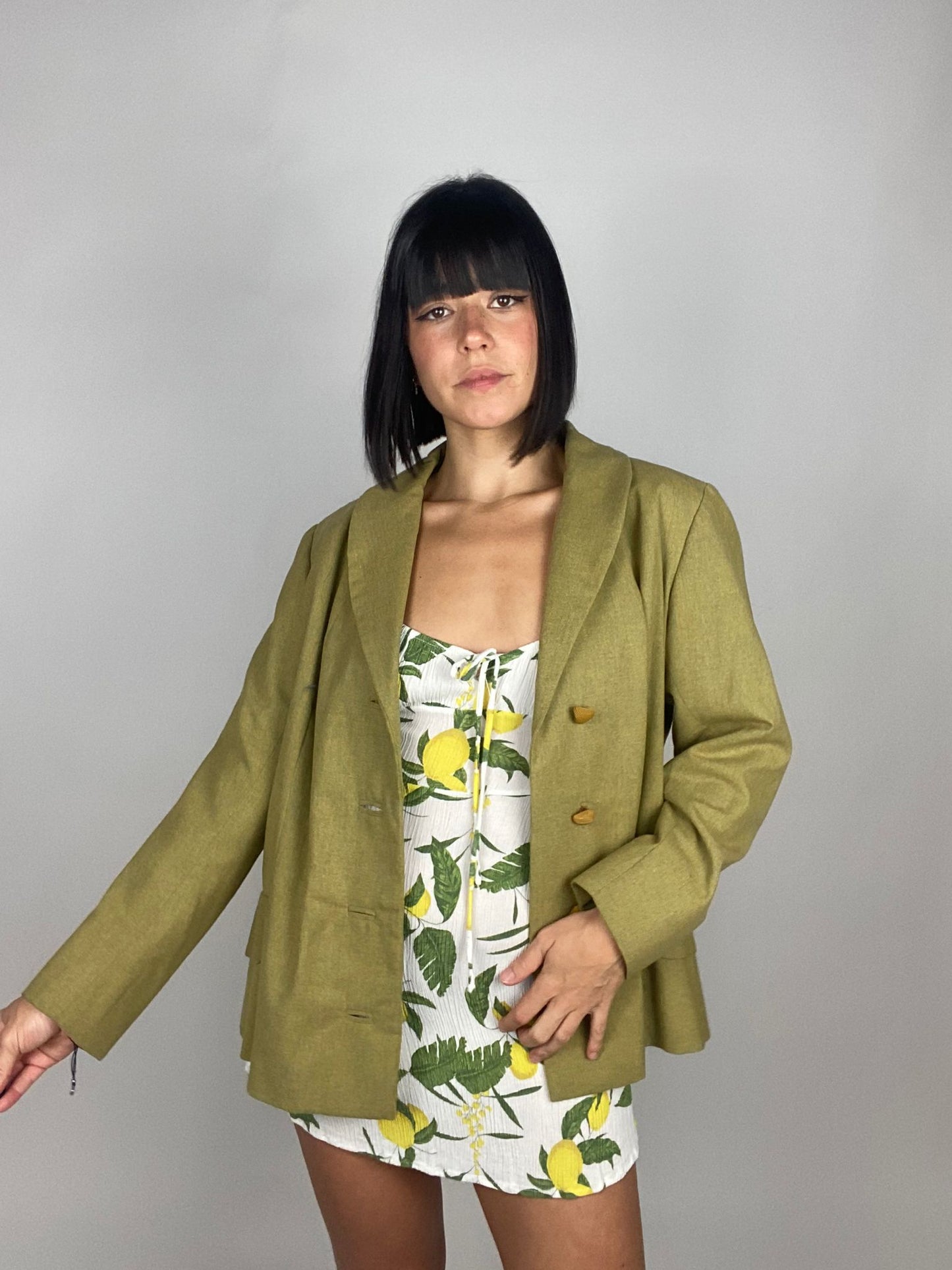 Vintage 90s Oversized Oriental Blazer