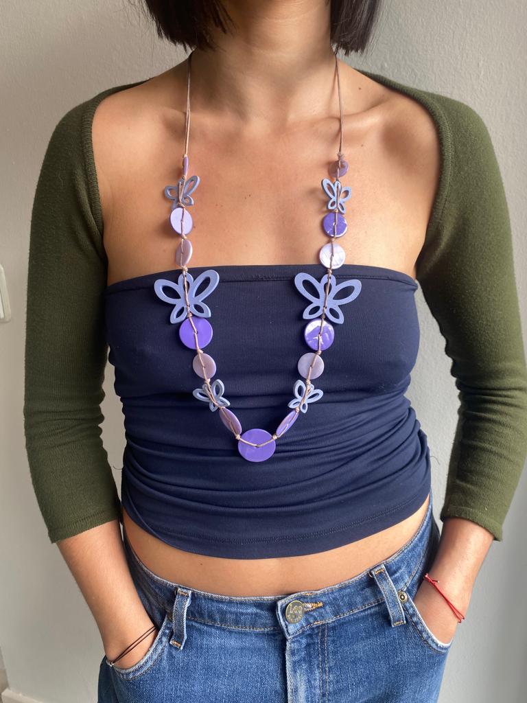 Vintage 00s Butterfly Necklace