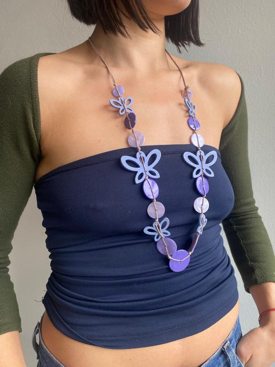 Vintage 00s Butterfly Necklace