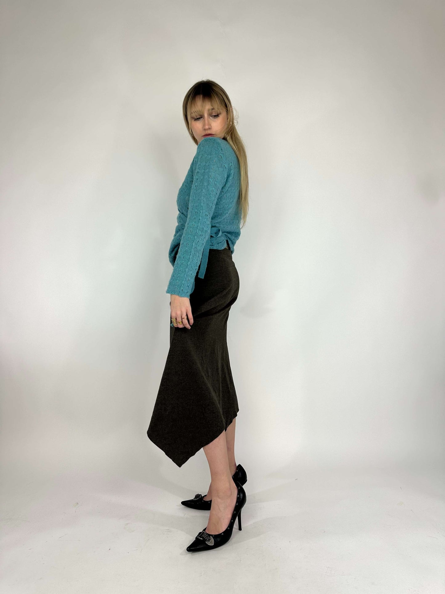 Vintage 00s Asymmetrical Boho Long Skirt