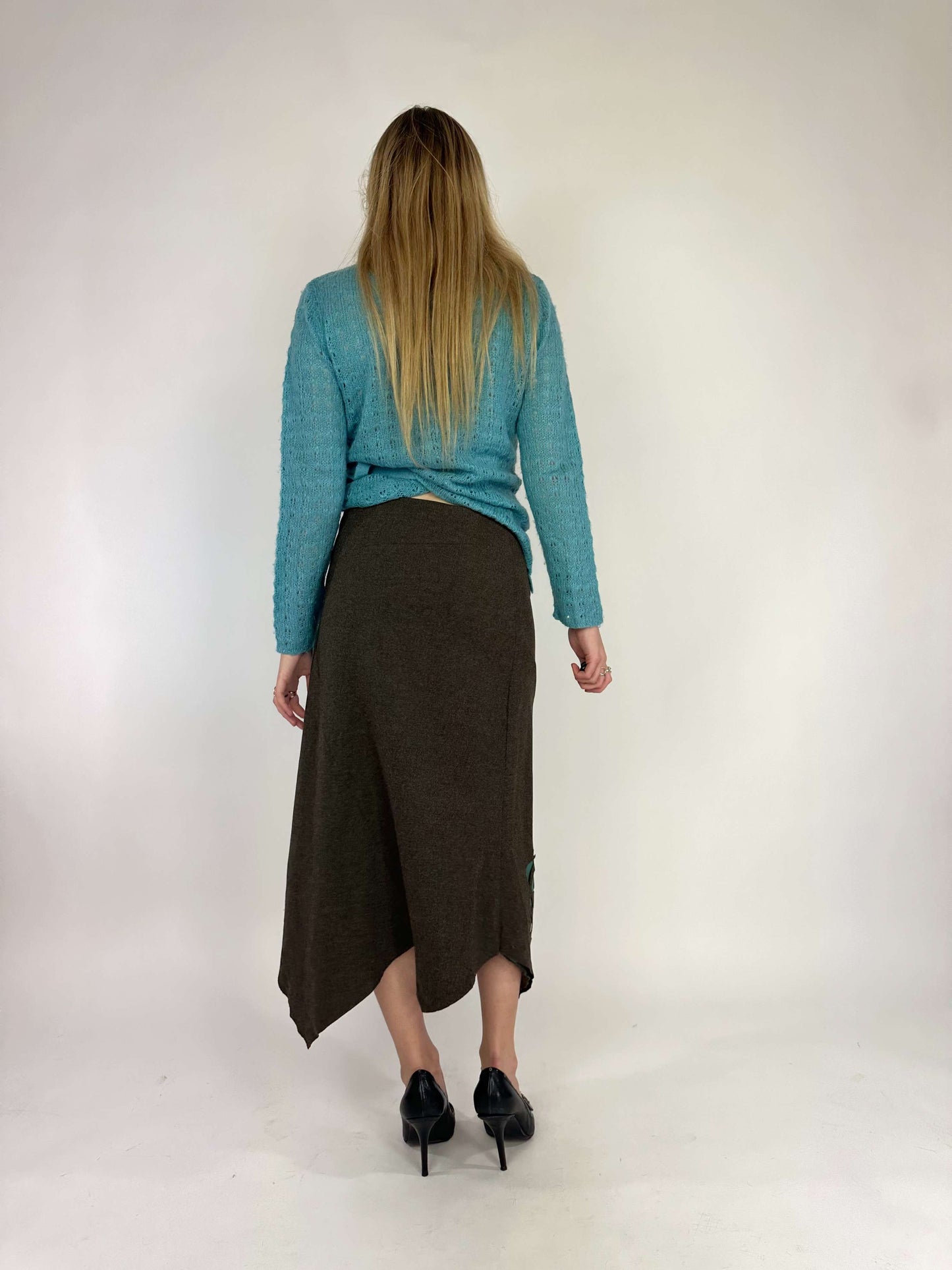 Vintage 00s Asymmetrical Boho Long Skirt