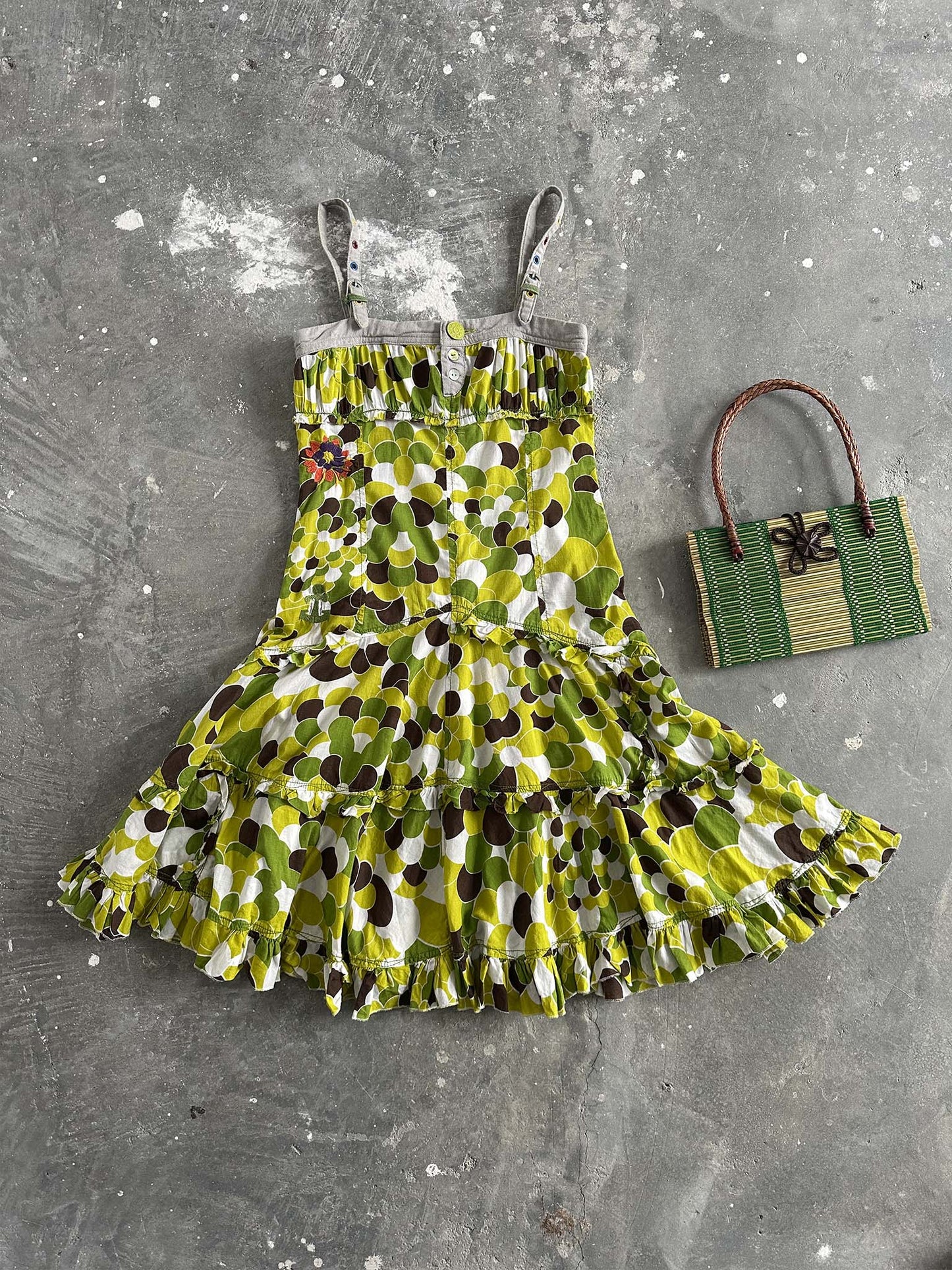 Vintage 00s Dots Lois Summer Dress